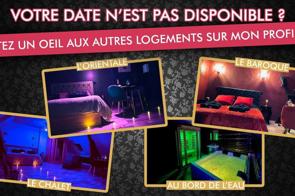 Love Room L' Orientale / Jacuzzi / Sauna Chateau-Landon Экстерьер фото